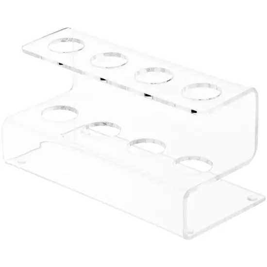 Plymor Clear Acrylic Flatware Display Stand, 3.25" H x 5.75" W x 3" D {1}