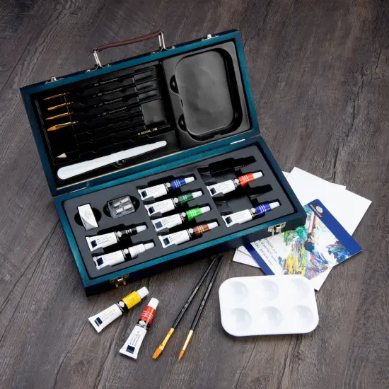 RSET-ACR3000 | Essentials&trade; 25pc Acrylic Painting Travel Art Set {6}