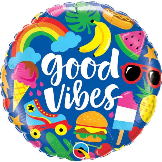 Qualatex&reg; Good Vibes Balloon 18 Inch {5}