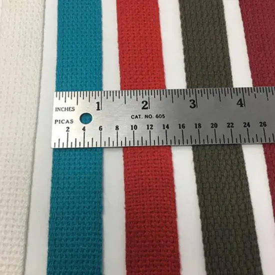 1 Inch Wide Cotton Webbing Multiple Colors {6}