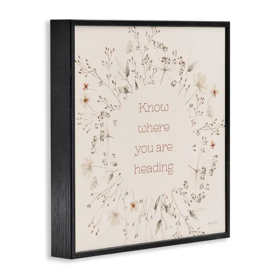 Stupell Industries Know Where You Are Heading Framed Giclee Design by Susan Ball {3}