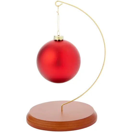 Bard's Fruitwood Ornament Stand for Lightweight Ornaments, Large, 8" H x 4.25" W x 5.25" D {3}