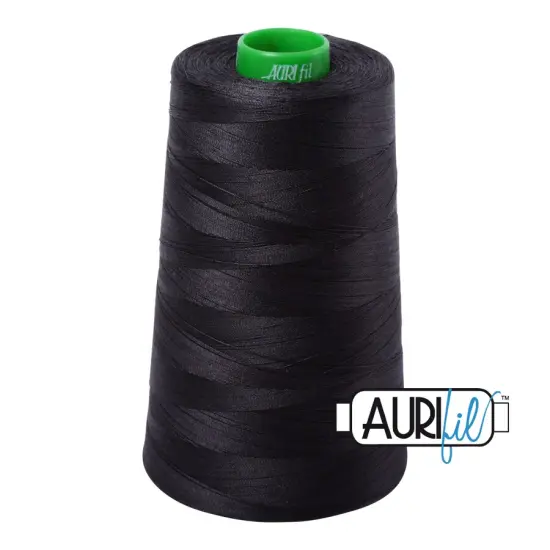 Very Dark Grey (4241) | 40wt Cone (4700M / 5140Y) | Aurifil Thread {1}