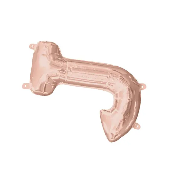 Anagram&reg; 16 Inch Letter J Rose Gold Air Fill Only {4}