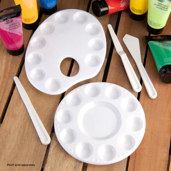 RD45 | Essentials&trade; 5pc Paint Palette & Knife Set {2}