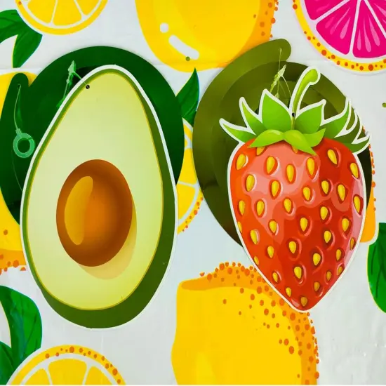 30pcs Tutti Frutti Hanging Swirls Decorations Summer Fruit Party Ceiling Streamer for Fruit Theme Party Supplies Birthday Baby Shower Favor Spiral Ornaments {5}