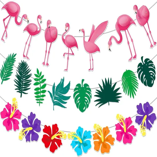 Flamingo Banner Flamingo Birthday Banner for Flamingo Party Decorations Flamingo Birthday Decorations Flamingo Decorations Hello Summer Party Decorations {1}