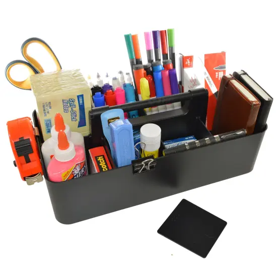 Enjoy Organizer Portable Supply Caddy Compartment with Handle 8 Dividers Art Caddy Multi-Purpose - Made In USA {2}