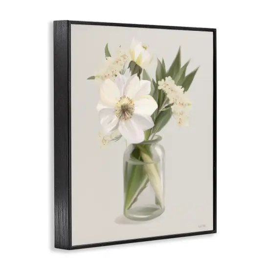 Stupell Industries Spring Flower Bundle Vase Framed Giclee Design by House Fenway {3}