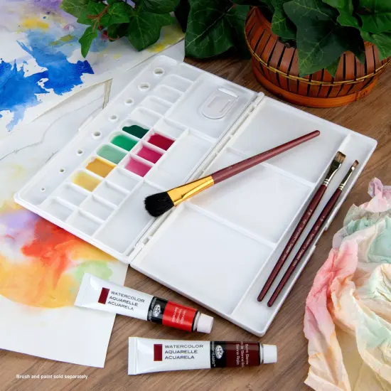 RD322P | Essentials&trade; White 28-Well Folding Palette {2}