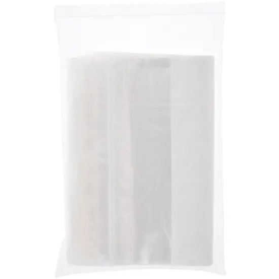 Plymor 14" x 16" (Pack of 100), 2 Mil White-Block Zipper Reclosable Plastic Bags {4}