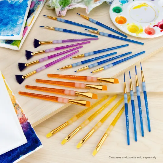 RCVP-BK204 | Big Kid's Choice&trade; 24pc Taklon Specialty Brush Classroom Value Pack {2}