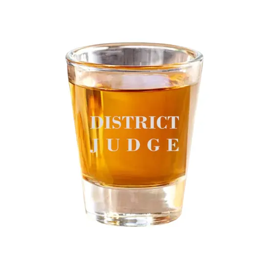 2oz District Judge Shot Glass {1}