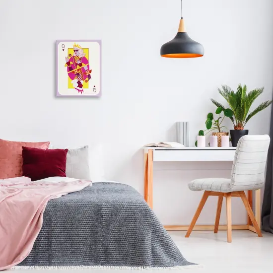 Stupell Industries Trendy Queen Card Canvas Design by Grace Popp {2}