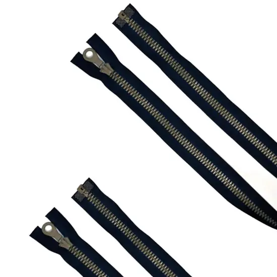 Riri Black Plastic Zipper 25.5 Inch Open Bottom {2}