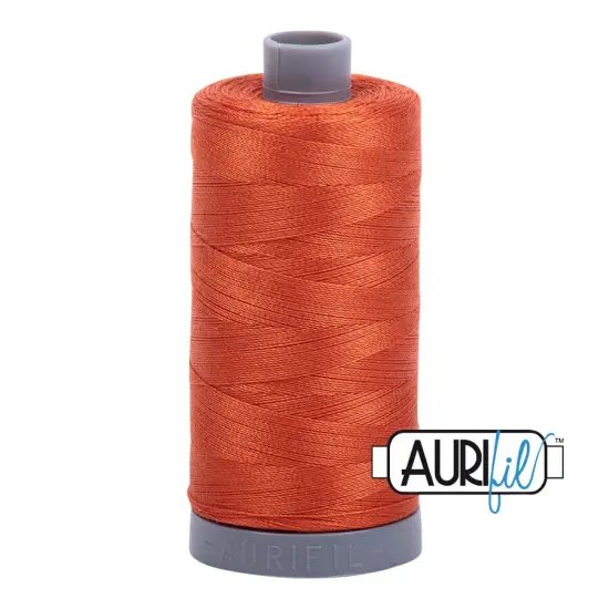 Rusty Orange (2240) | 28wt Large Spool (750M / 820Y) | Aurifil Thread {1}