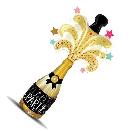 Betallic&reg; 65 Inch Special Delivery Party Champagne Balloon {5}
