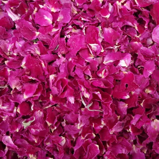 TooGet Dried Real Rose Petals, All Natural, Dried Flower Petals for Herbal Tea, Dried Rose Petals for Wedding Party Decoration {3}