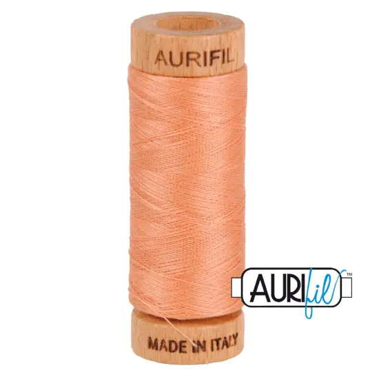 Peach (2215) | 80wt Small Spool (274M / 300Y) | Aurifil Thread {1}