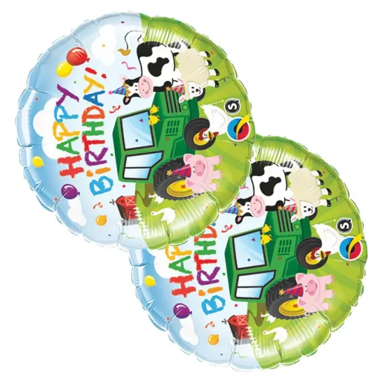 18" Birthday Barnyard Foil Balloon Farm Themed Party Decor {4}