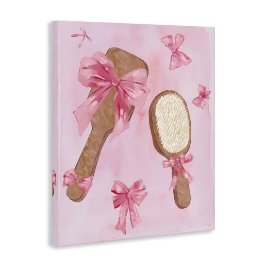 Stupell Industries Lovely Pink Hairbrushes Canvas Design by Ziwei Li {3}