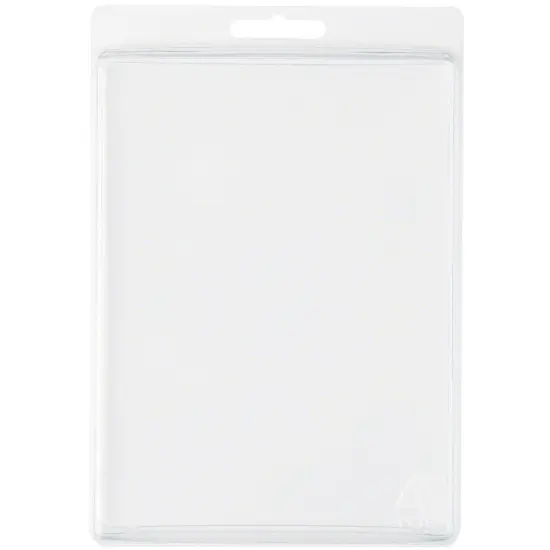 Collecting Warehouse Clear Plastic Clamshell Package / Storage Container, 6.31" H x 4.75" W x 1.25" D {1}