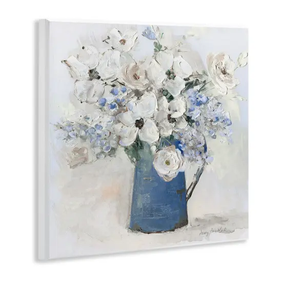 Stupell Industries Bouquet in Blue Country Vase Wall Plaque Design by Sally Swatland {3}