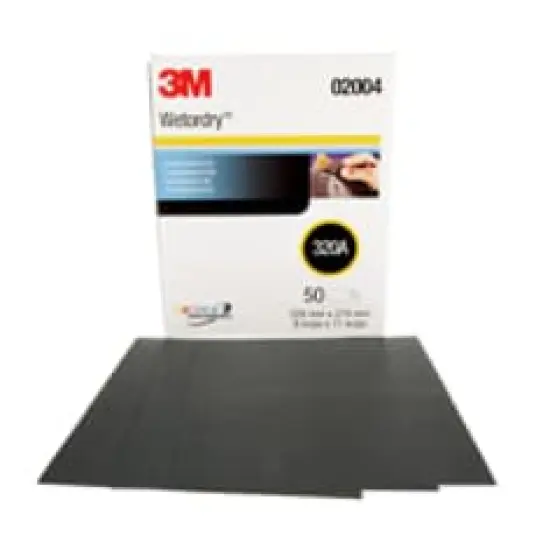 3M&trade; Wetordry&trade; Abrasive Sheet 413Q, 02004, 320, 9 in x 11 in {1}
