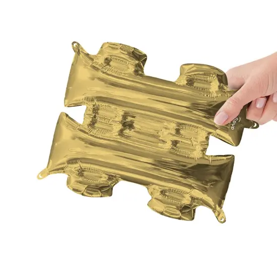 Anagram&reg; 16 Inch Symbol Hashtag White Gold Air Fill Only {2}