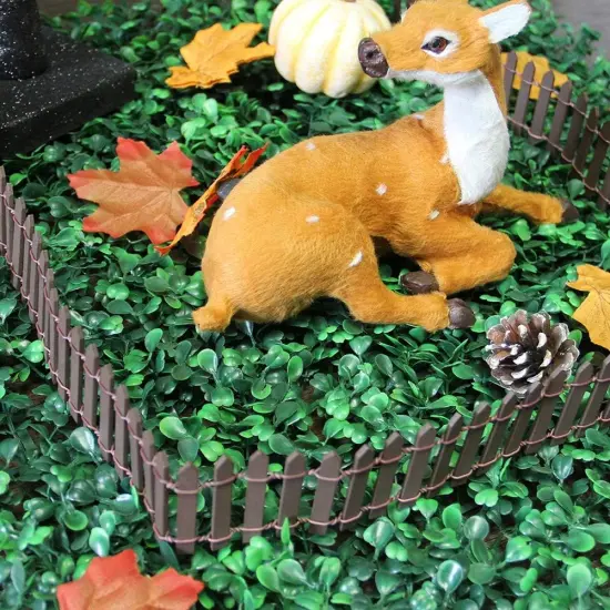 Miniature Fairy Garden Fence, DIY Wood Picket Fence Mini Ornament for Dollhouse {4}