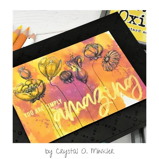 Deco Foil Adhesive Transfer Sheets by Unity5.9" x 5.9"-Simply Amazing {5}