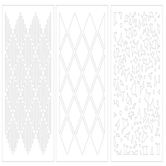 Vicki Boutin Bold And Bright Stencil Pack 3/Pkg-Diamond In The Rough {4}