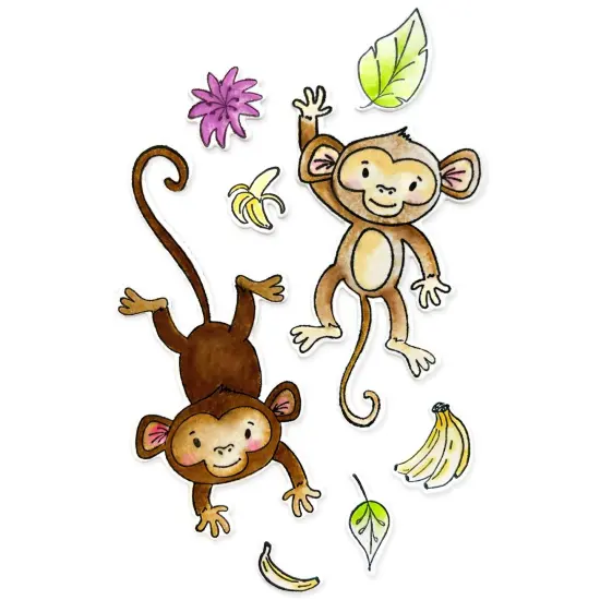 Sizzix Clear Stamps Set By Catherine Pooler 15/Pkg-Going Bananas {4}