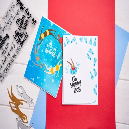 Sizzix Thinlits Die Set By Catherine Pooler 20/Pkg-Synchronized Swimmers #2 {6}