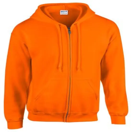 Gildan&reg; Heavy Blend Full-Zip Hooded Sweatshirt S Orange {1}