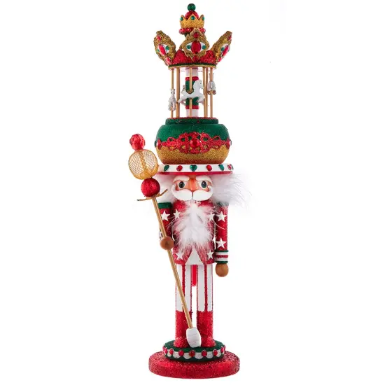 Kurt Adler 18-Inch Carousel Hat Musical Nutcracker {1}