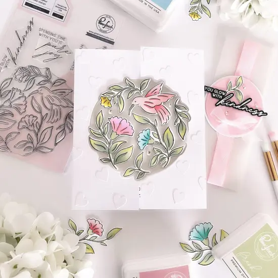 Pinkfresh Studio Clear Stamp Set 4"X6"-Pure Joy {5}