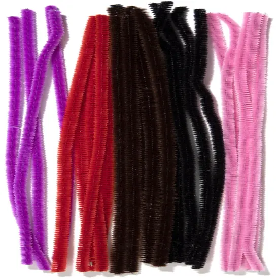 CousinDIY Chenille Stems 3mmx12" 25/Pkg-Multi-Colored {3}