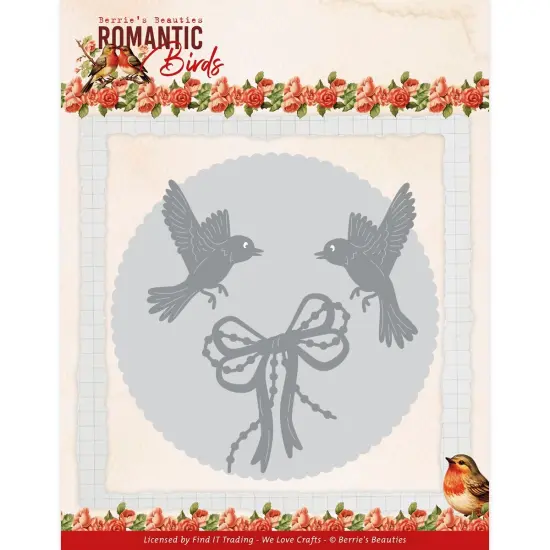 Find It Trading Berries Beauties Die-Romantic Birds {1}