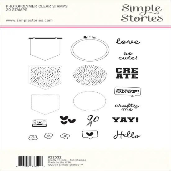 Crafty Things Clear Stamps-Photopolymer {2}