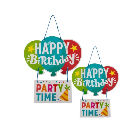 Happy Birthday Door Sign {2}