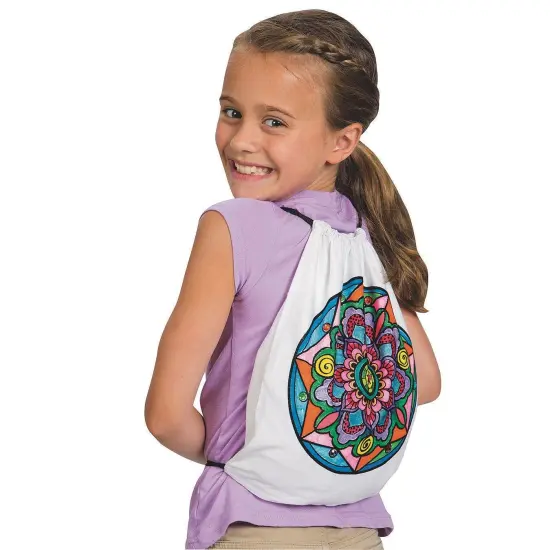 Velvet Art Mandala Backpack (Pack of 12) {5}