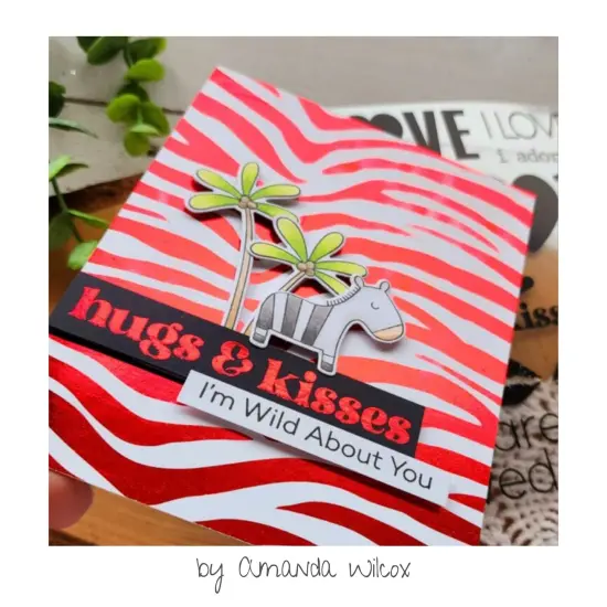 Deco Foil Adhesive Transfer Sheets 5.9" x 5.9"-Love & Kisses {5}