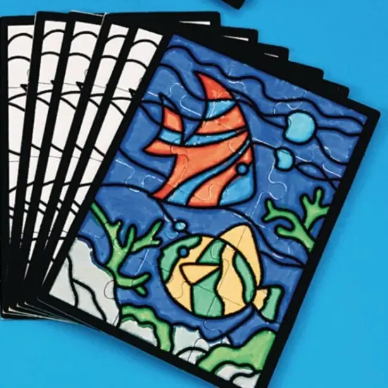 Mini Velvet Art Puzzles (Pack of 24) {6}