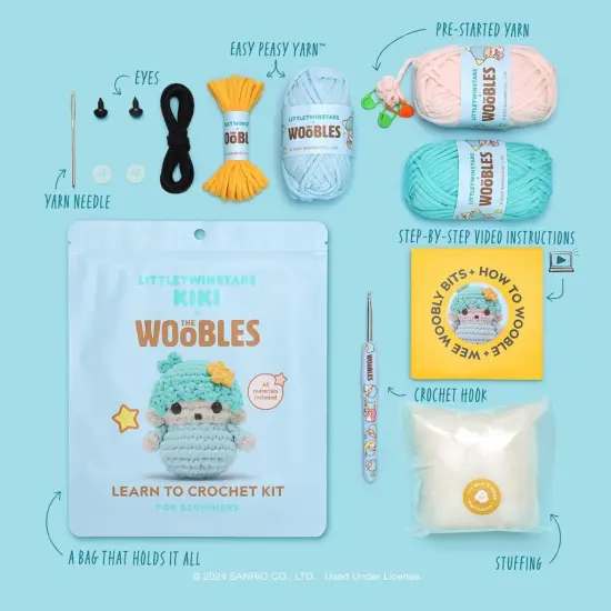 Hello Kitty Crochet Kit - Beginners (LittleTwinStars - Kiki) {4}