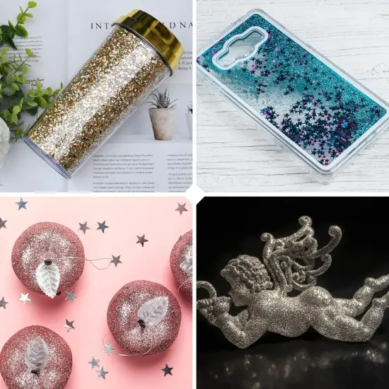 Ultra Fine Gold Glitter, 7.05 Oz (200g) {1}