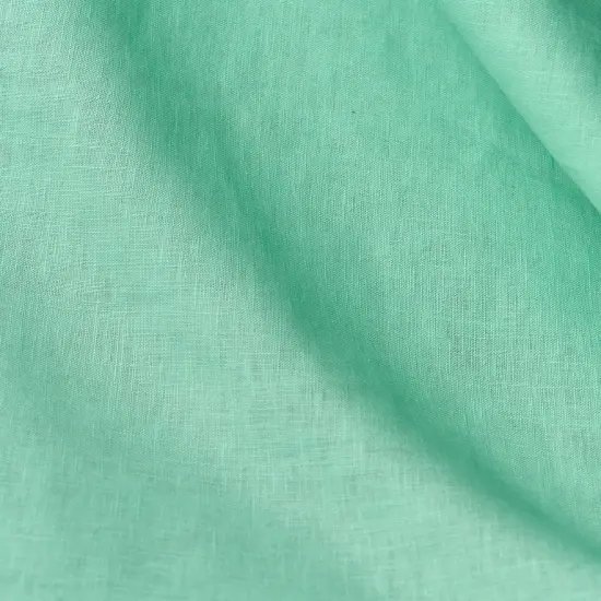 1 Yard Milkglass Pure Linen Fabric, Stone Washed Midweight 5.5 oz 54 Inches Wide {1}