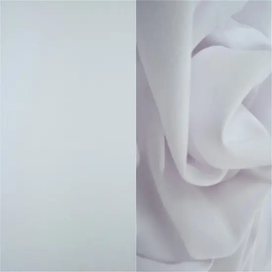 1 Yard Solid Techno Crepe Fabric, Heavy Stretch 58/60" Wide for Apparel WHITE {1}