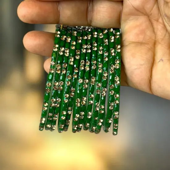 12ct Glass Bangles, Hira Moti, Colorful Bangles, Gifting Bangles, Wedding Bangles, Multi Color Bangles, Bangle Set, Bridal Bangles, Chudaa Set, Chudiyaa, Handcrafted Bangles, Kangan Sest {6}