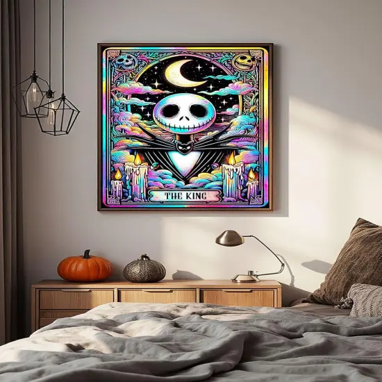 Halloween Skeleton King 5D Diamond Painting Kits - 12X16 Inch {2}